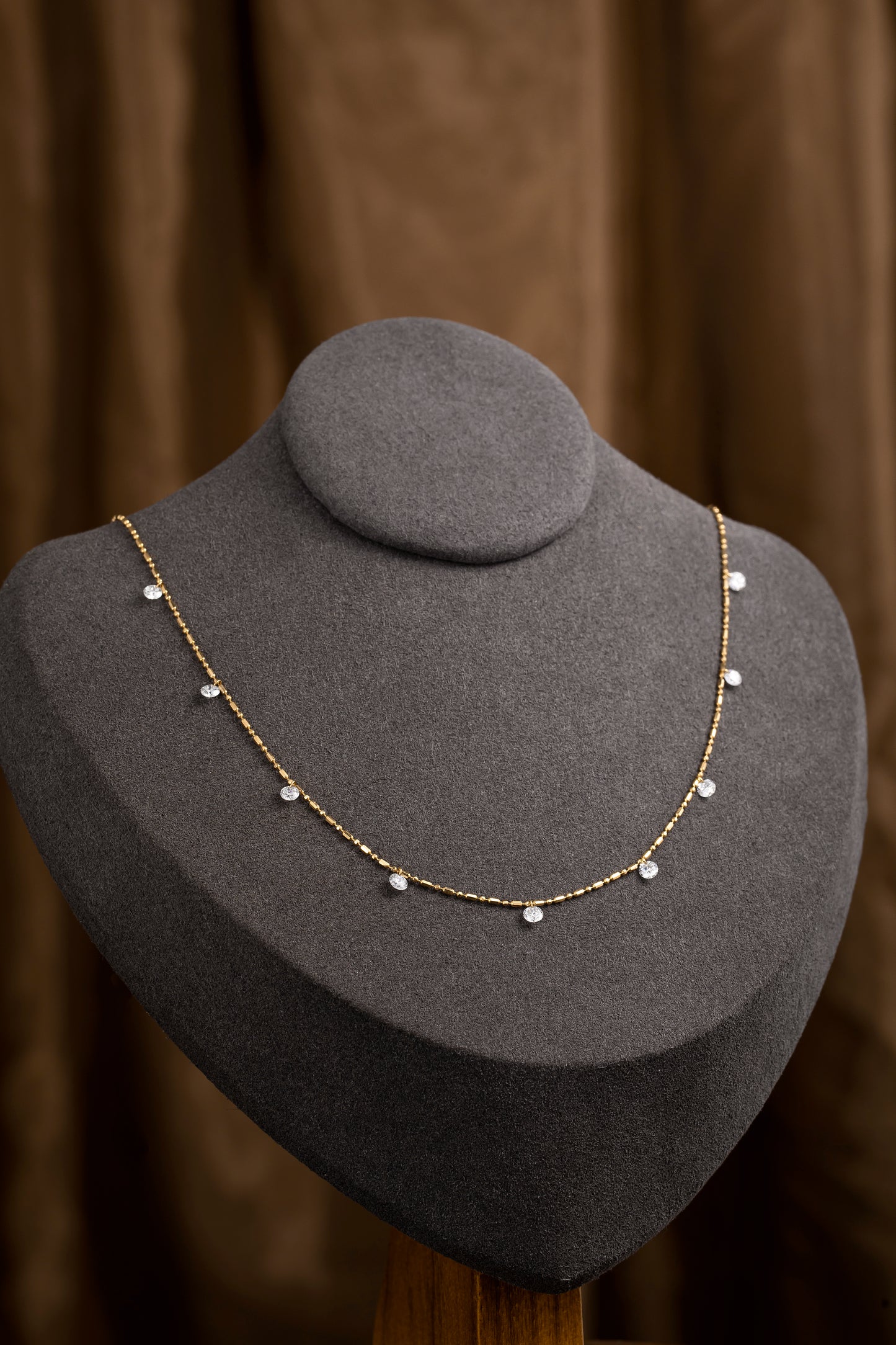 Lab Grown Diamond Necklace-ZBN0128