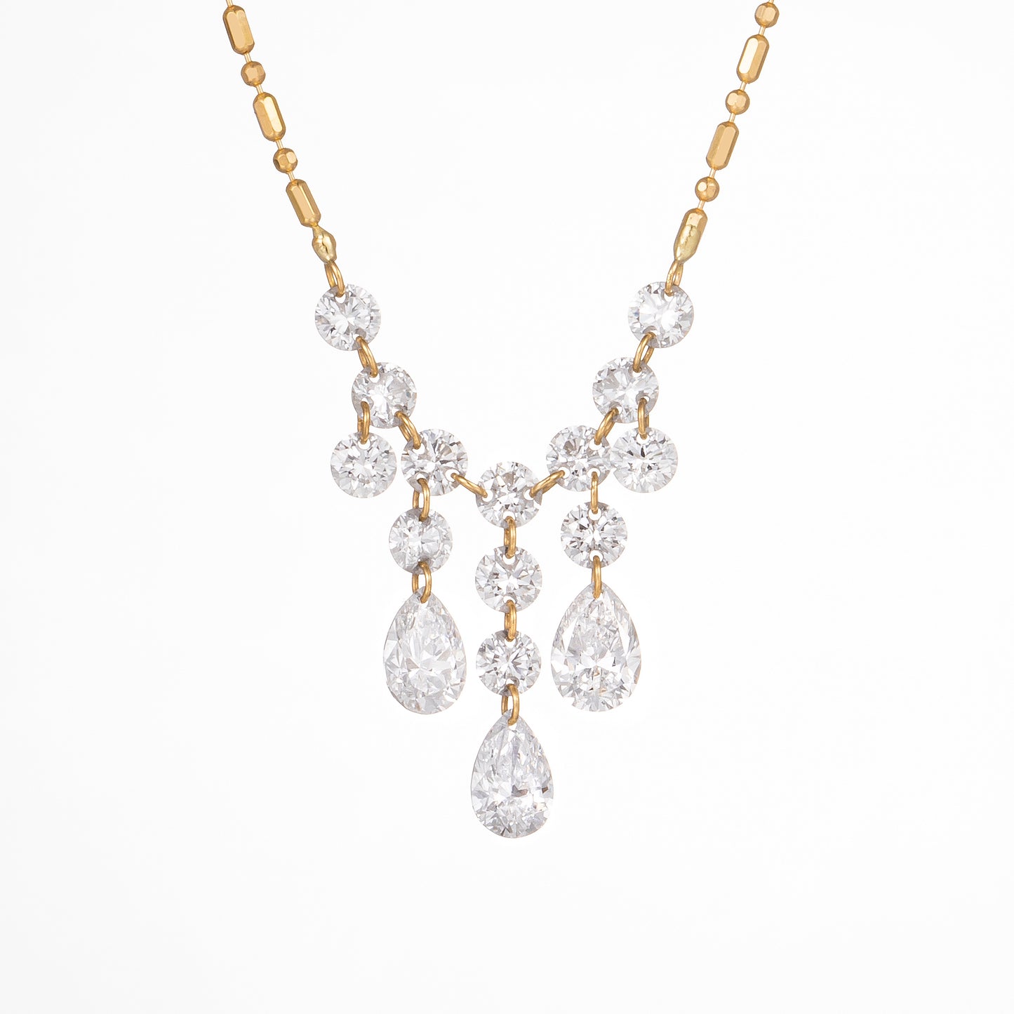 Lab Grown Diamond Necklace-ZBN0129