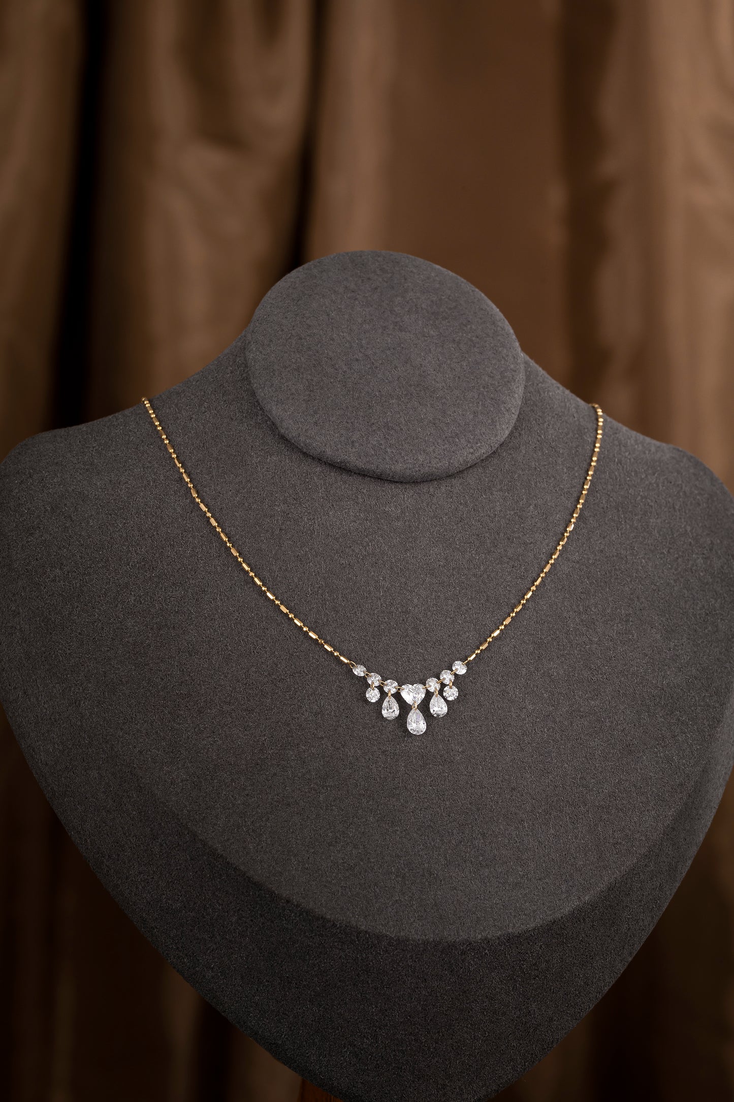 Lab Grown Diamond Necklace-ZBN0130