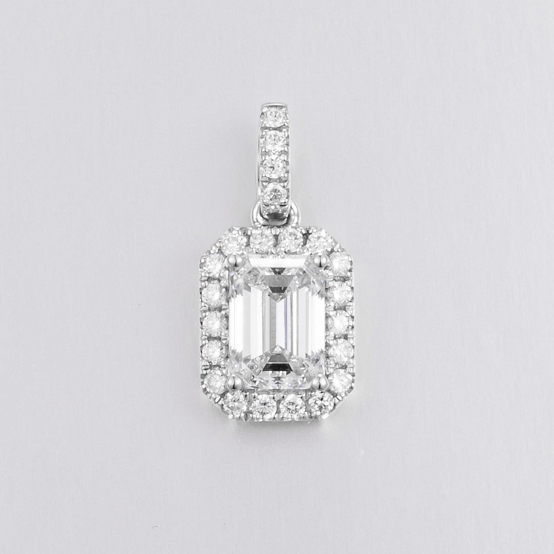 Lab Grown Diamond Pendant-ZBP0023
