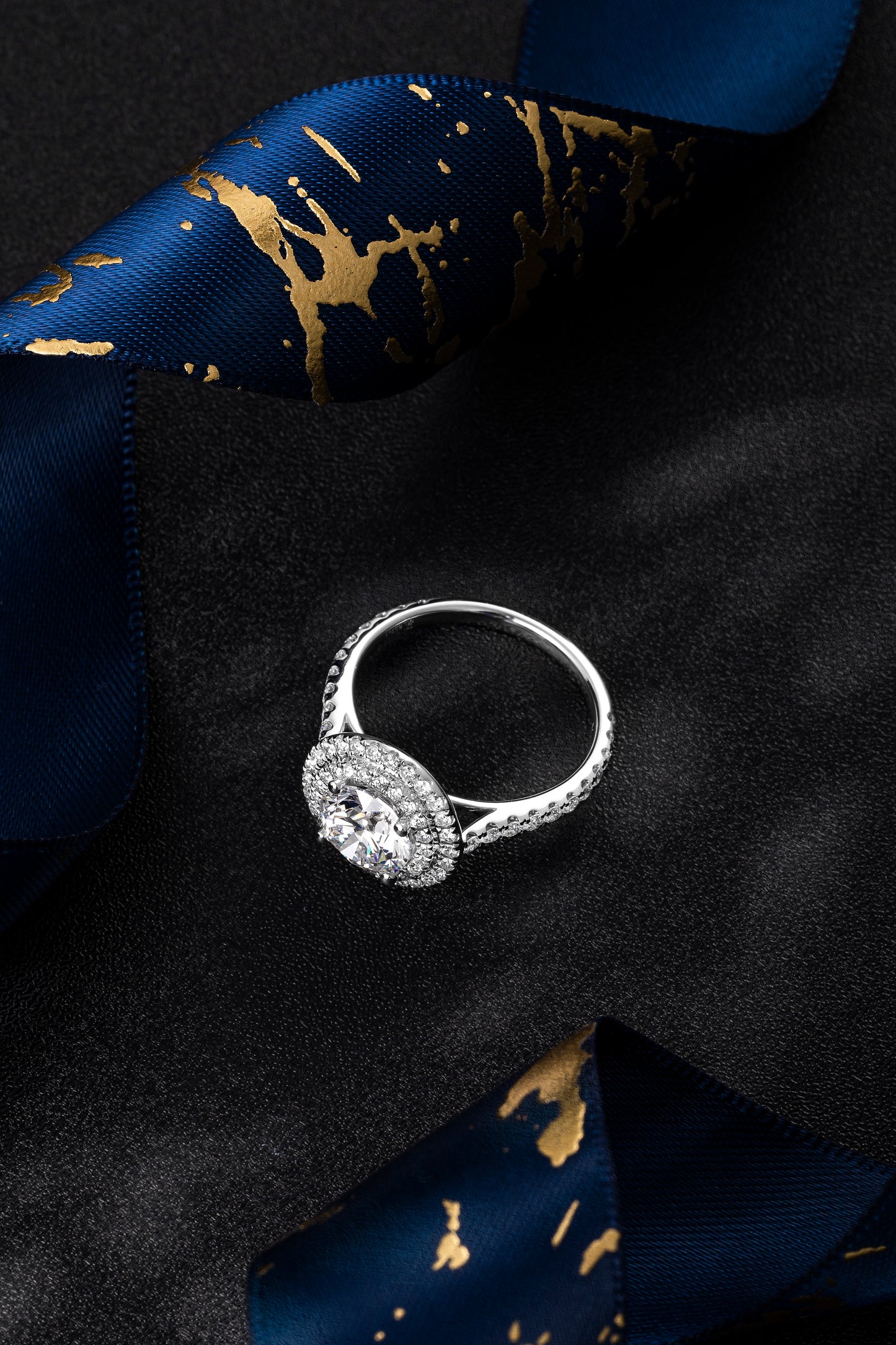 Lab Grown Diamond Ring-ZBR0002-1.5CT