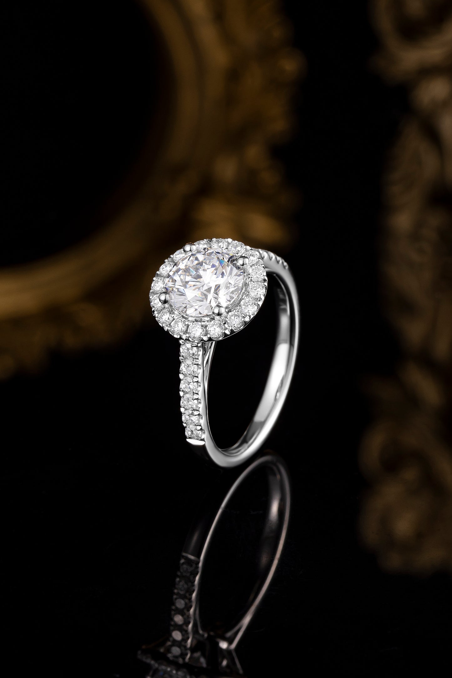 Lab Grown Diamond Ring-ZBR0003-1.5CT