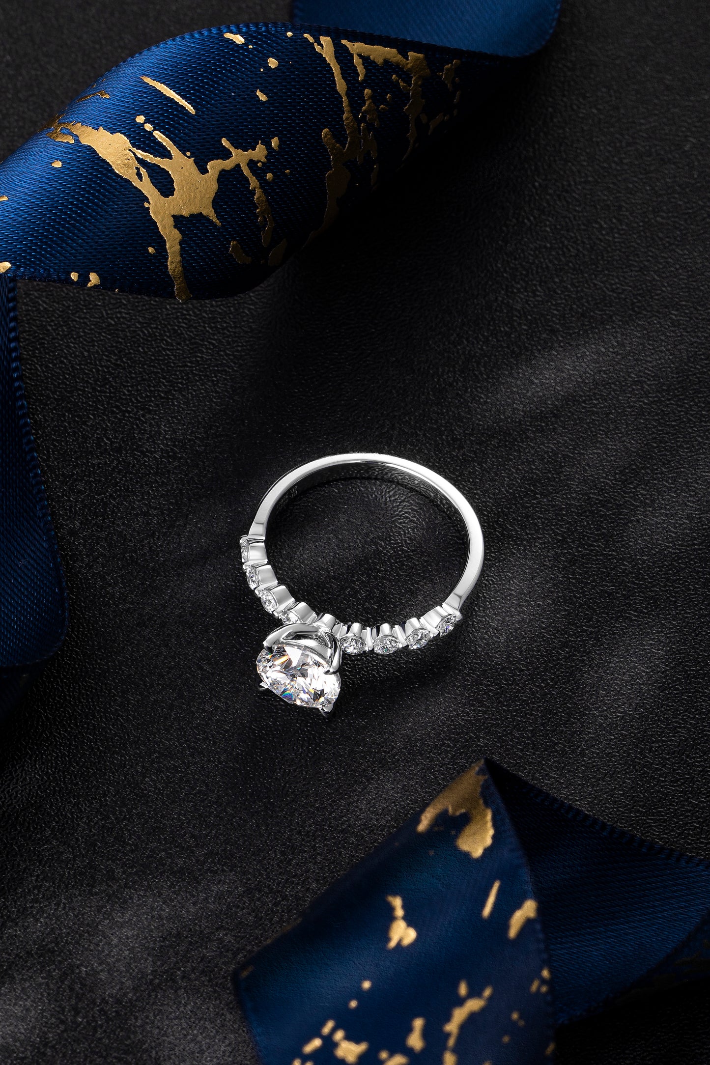 Lab Grown Diamond Ring-ZBR0008-1.5CT