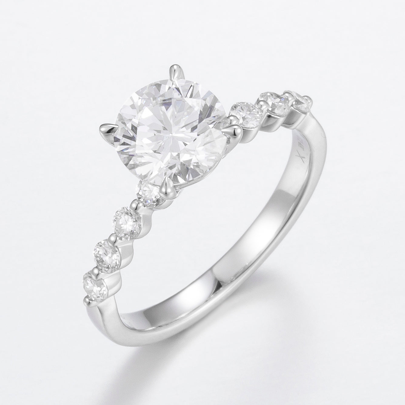 Lab Grown Diamond Ring-ZBR0008-1.5CT
