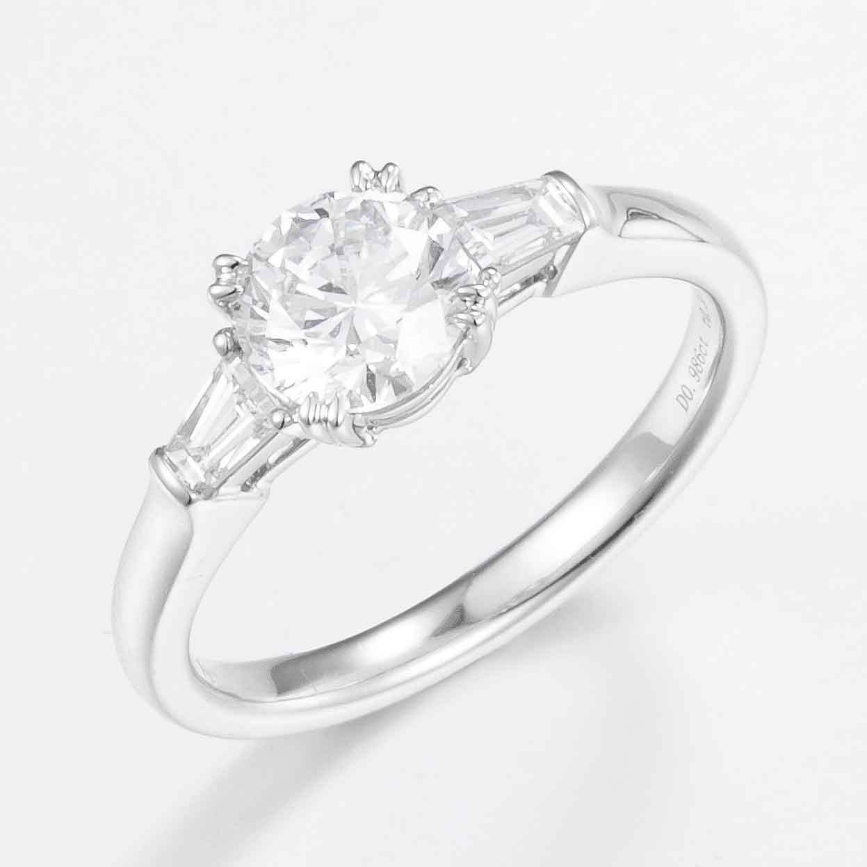 Lab Grown Diamond Ring-ZBR0010-1.00CT