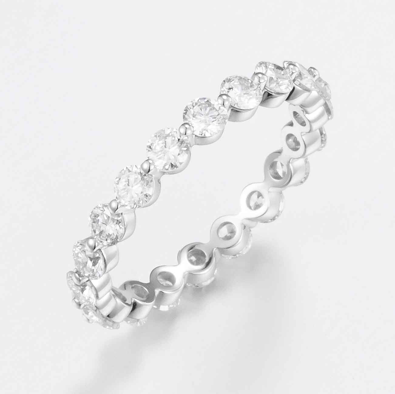 Lab Grown Diamond Ring-ZBR0071-2.6MM