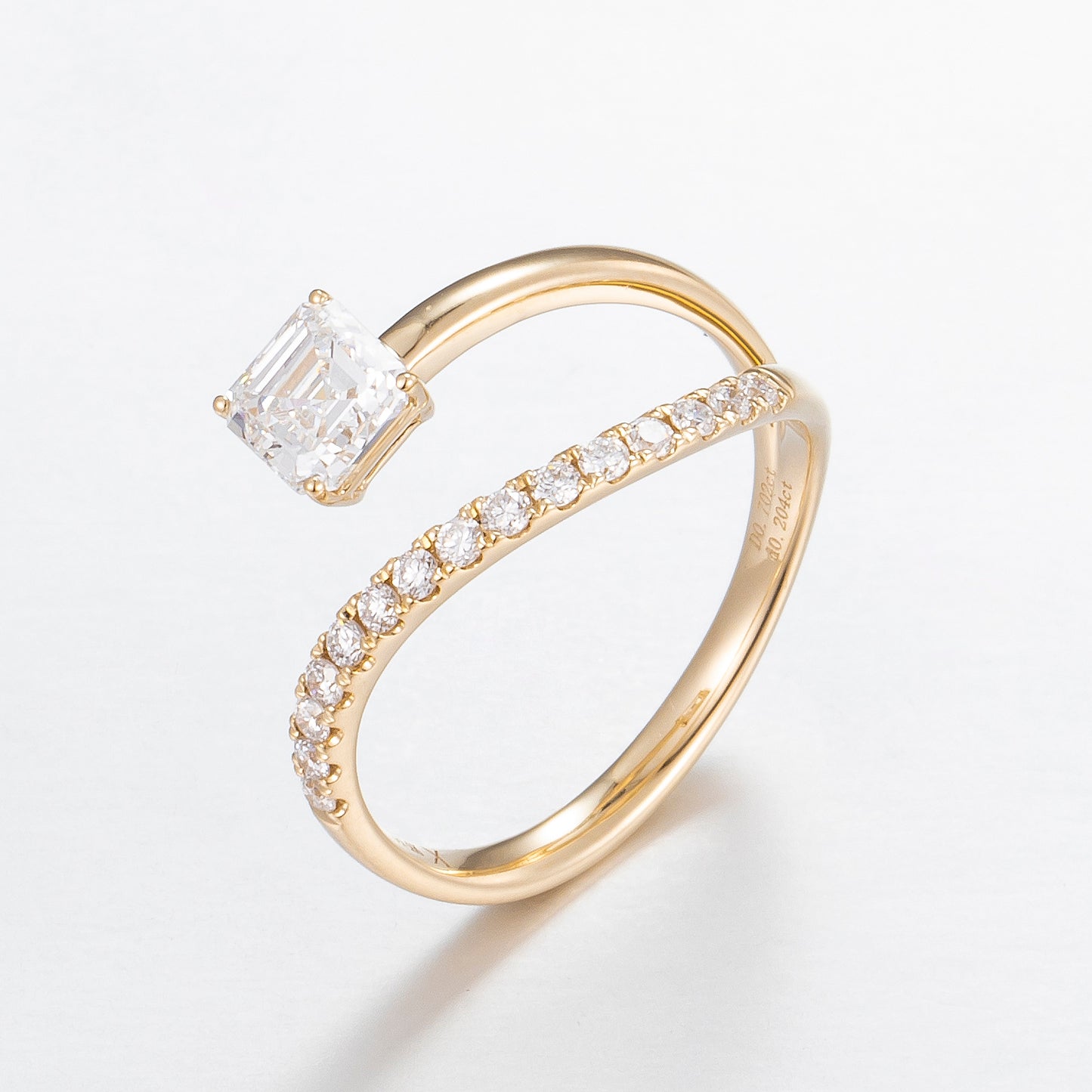 Lab Grown Diamond Ring-ZBR0085-1