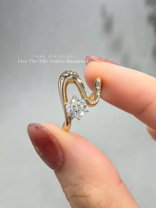 Lab Grown Diamond Ring-ZBR0097-1