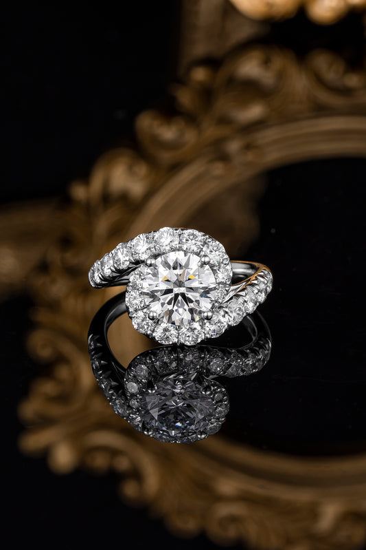 Lab Grown Diamond Ring-ZBR0157-2.00CT
