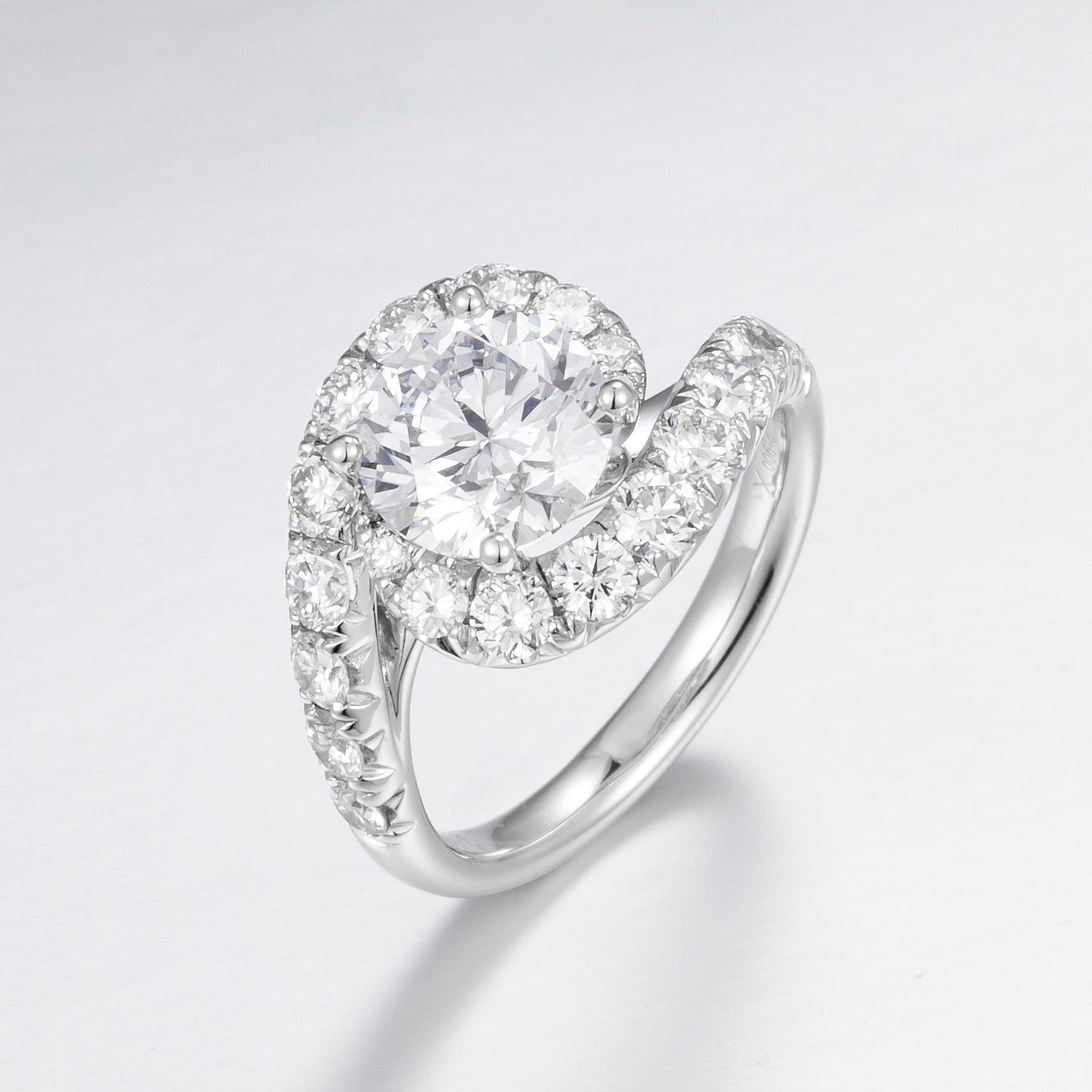 Lab Grown Diamond Ring-ZBR0157-2.00CT