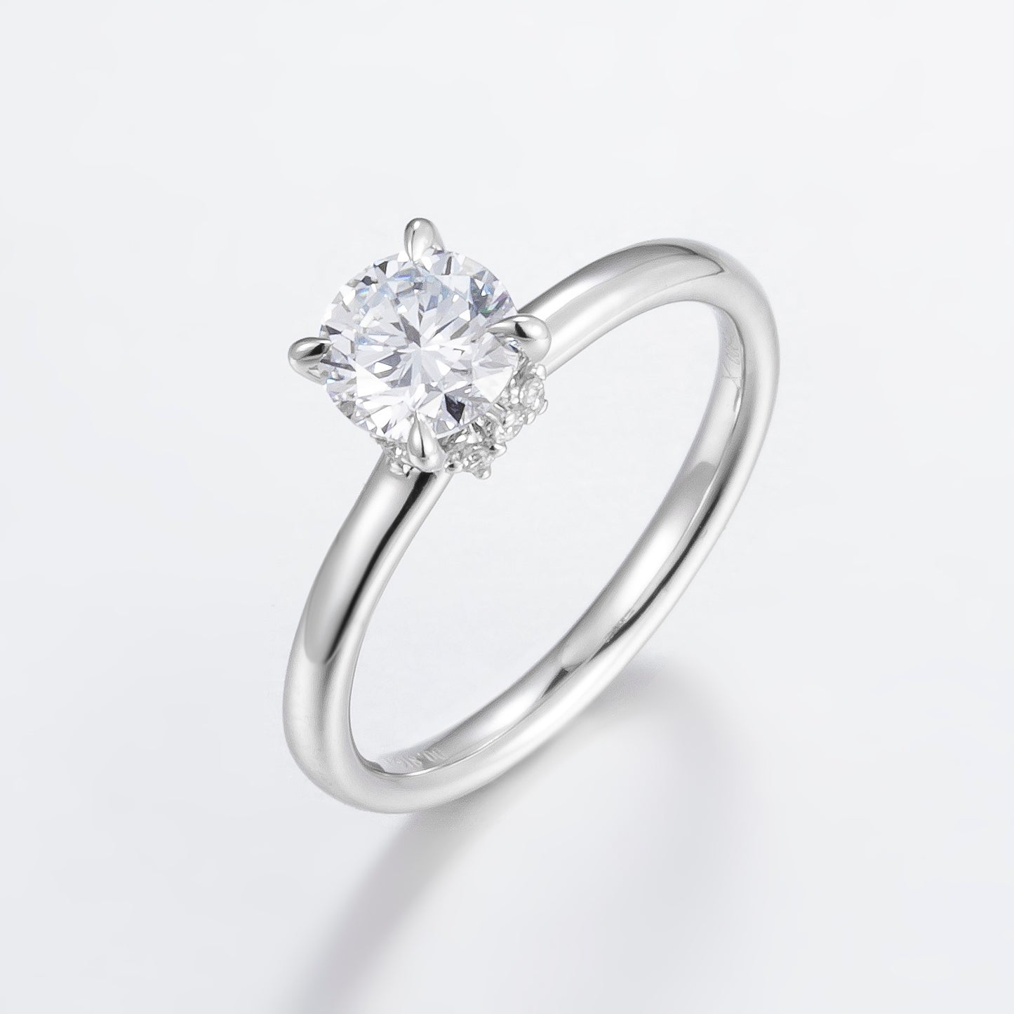 Lab Grown Diamond Ring-ZBR0192-1.00CT