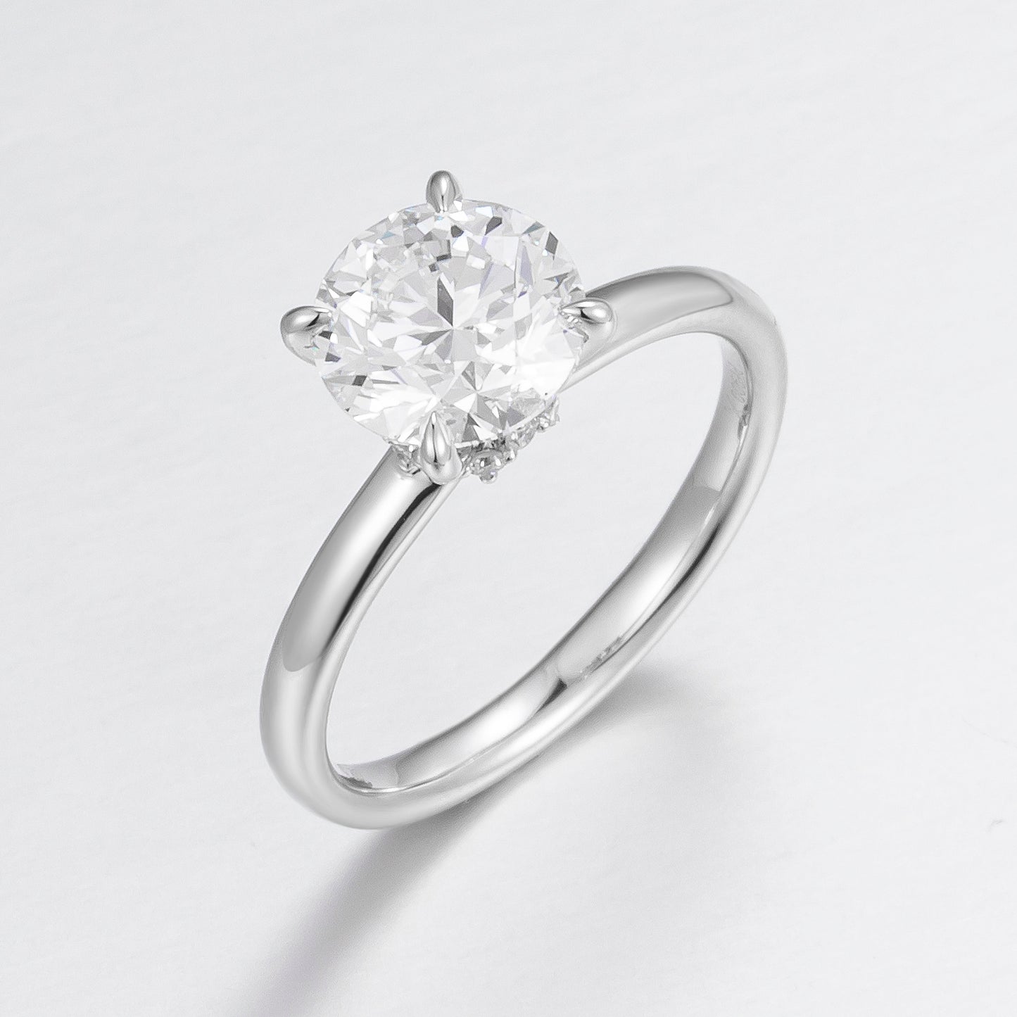 Lab Grown Diamond Ring-ZBR0192-2.00CT