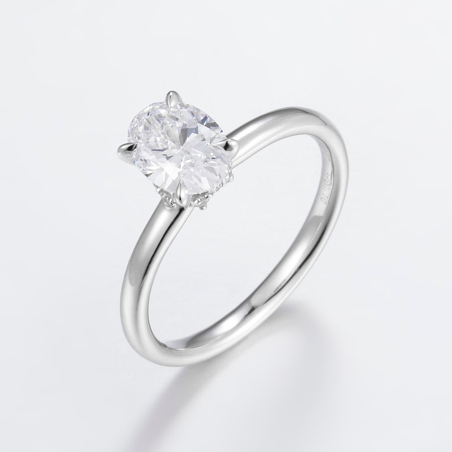 Lab Grown Diamond Ring-ZBR0193-1.00CT