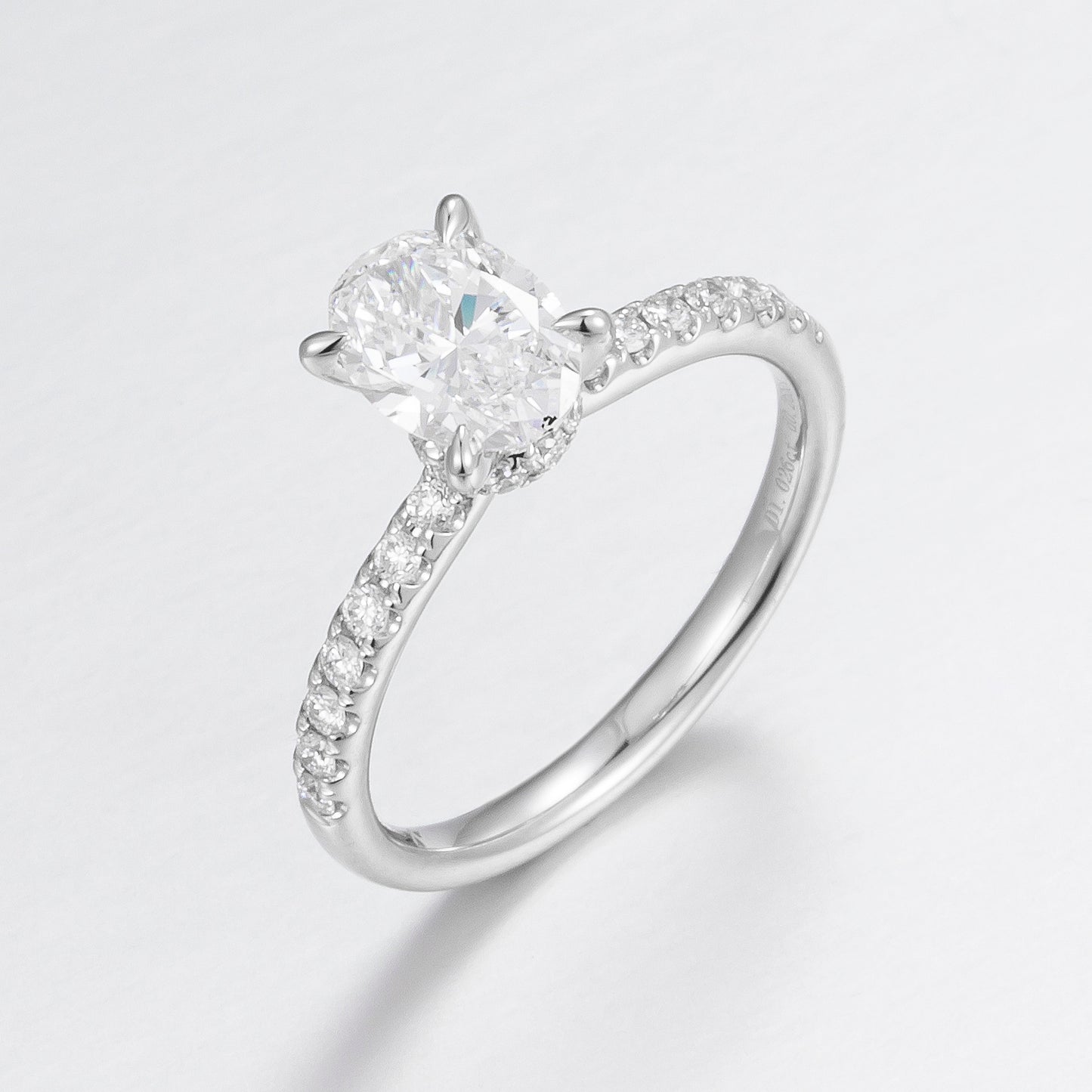 Lab Grown Diamond Ring-ZBR0195-1.00CT