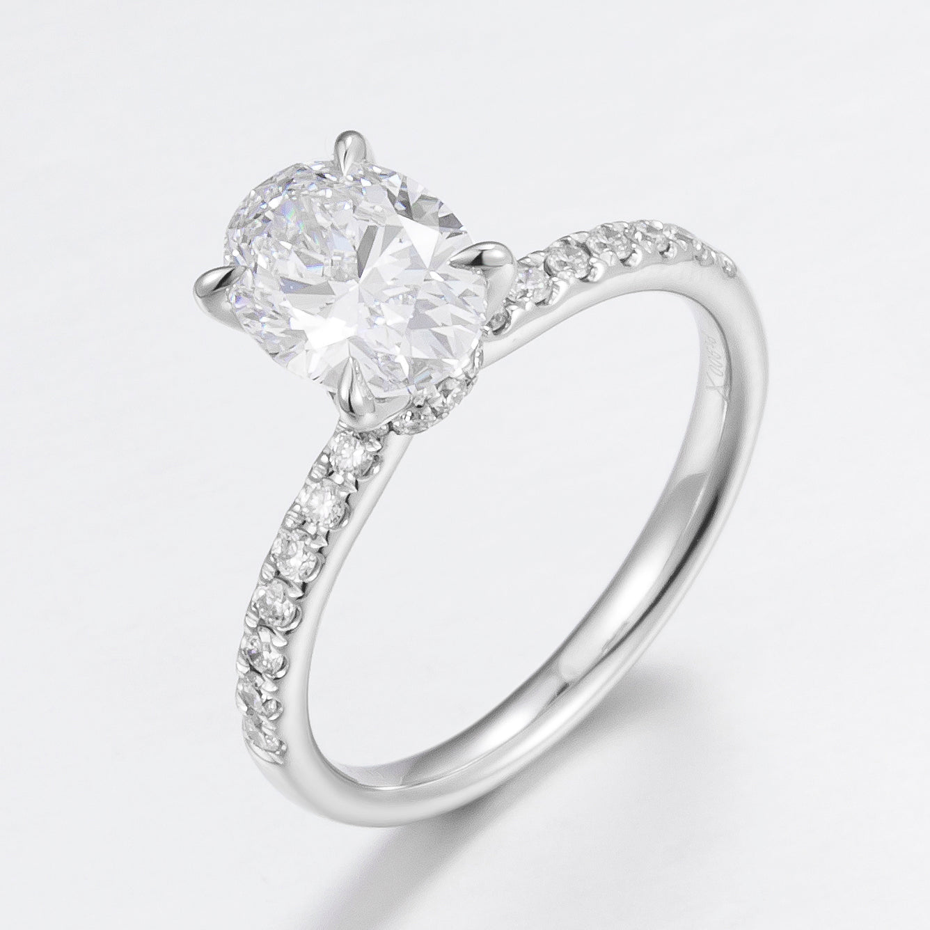 Lab Grown Diamond Ring-ZBR0195-2.00CT