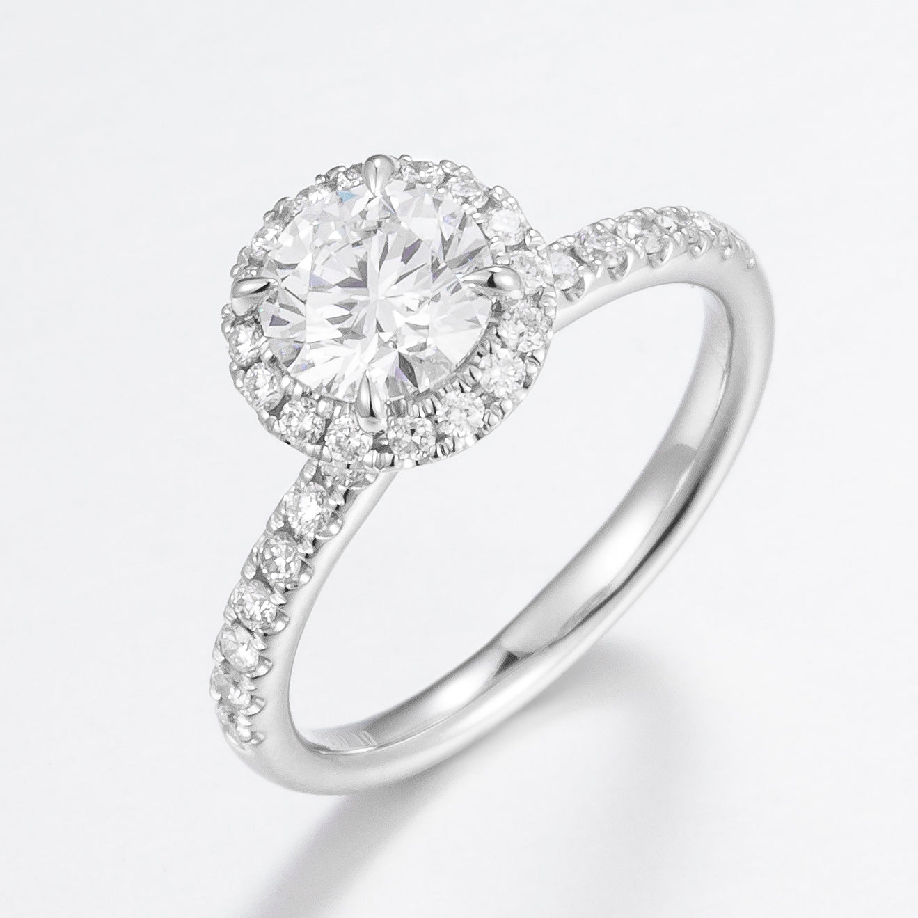 Lab Grown Diamond Ring-ZBR0198-1.00CT