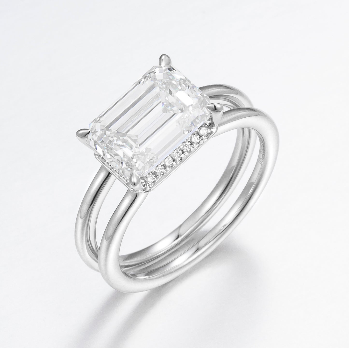 Lab Grown Diamond Ring-ZBR0200-3.70CT