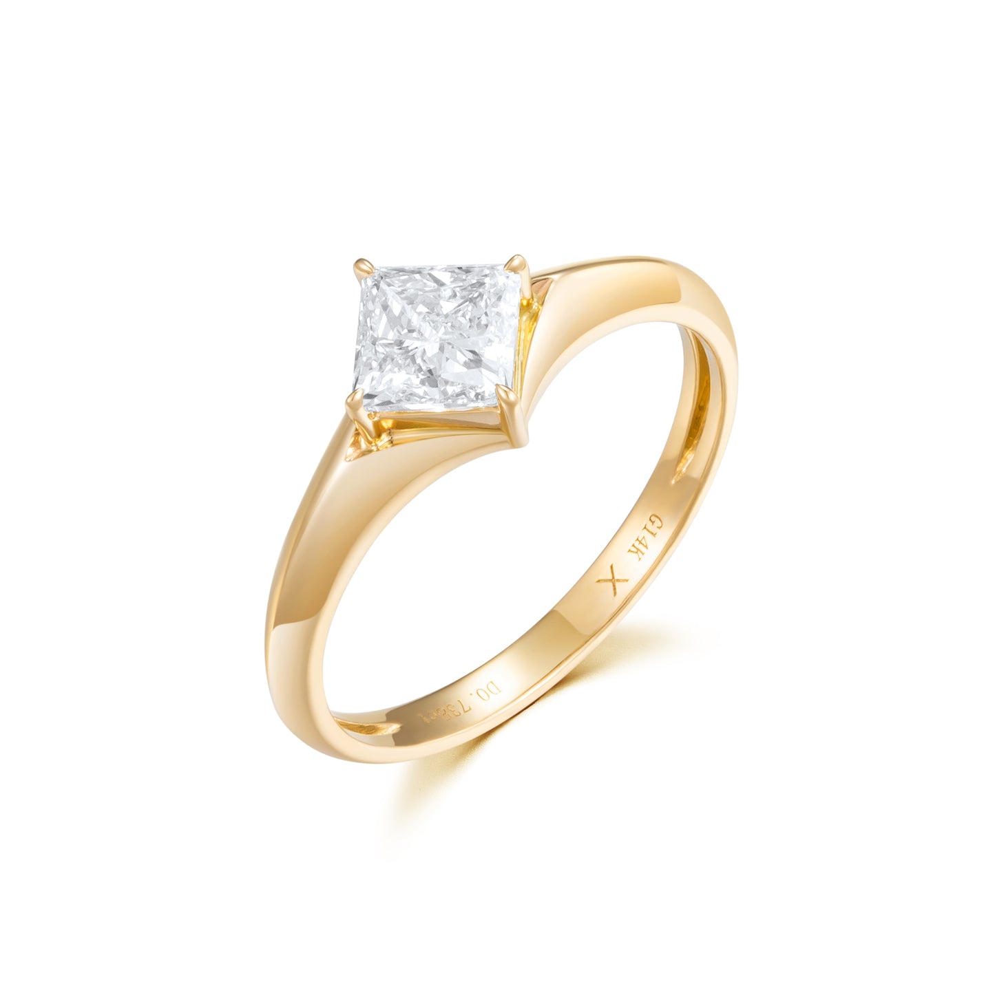Lab Grown Diamond Ring-ZBR0210-1