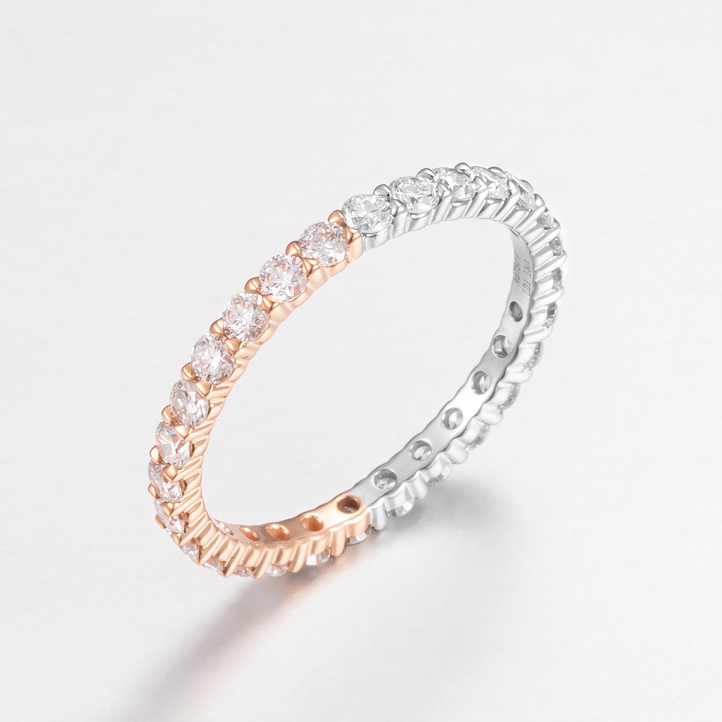 Lab Grown Diamond Ring-ZBR0271-2.1MM