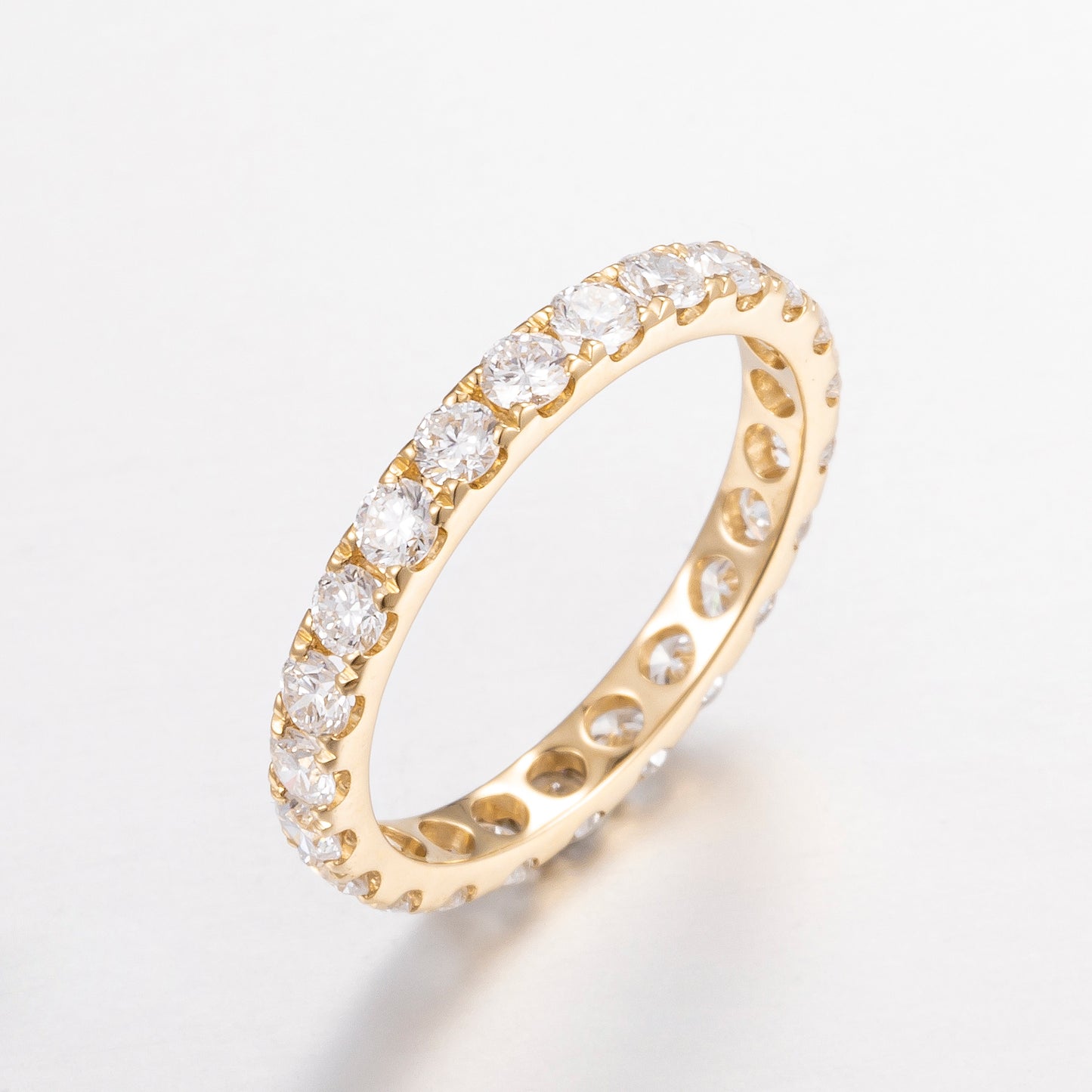 Lab Grown Diamond Ring-ZBR0273-2.5MM