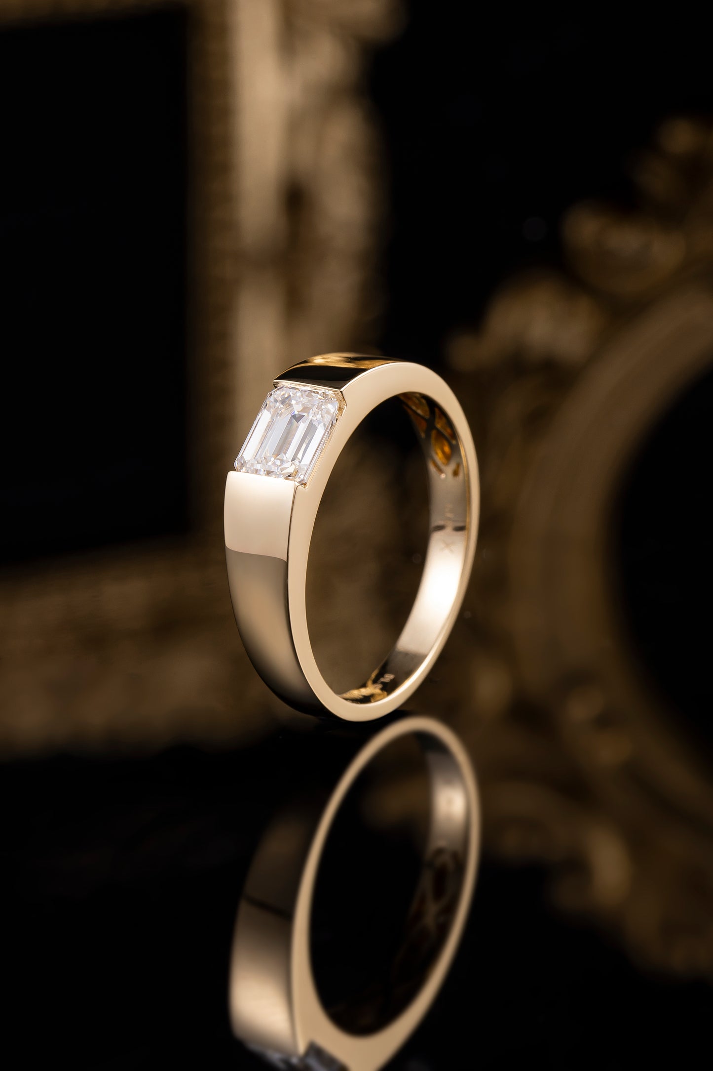 Lab Grown Diamond Ring-ZBRM001-Y