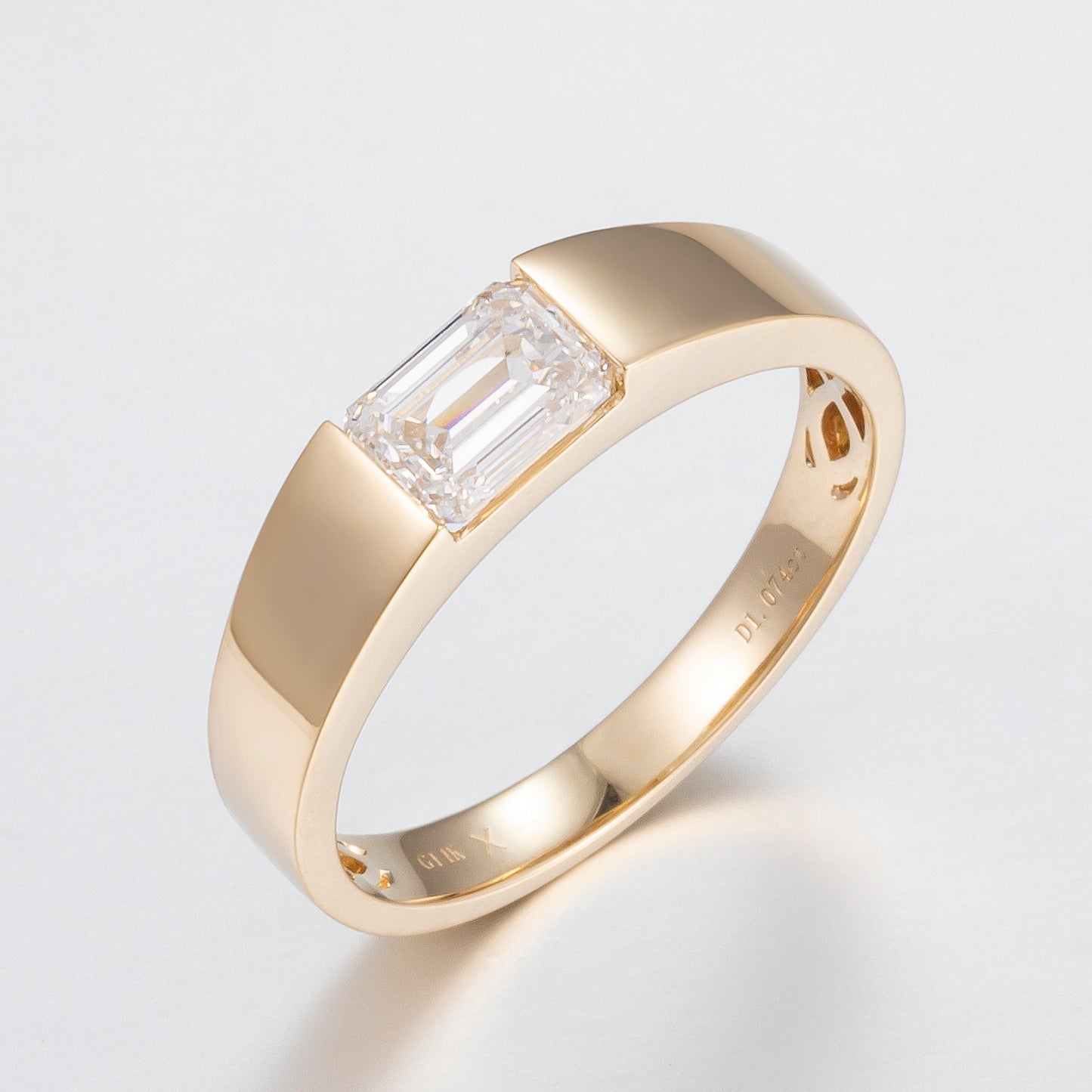 Lab Grown Diamond Ring-ZBRM001-Y