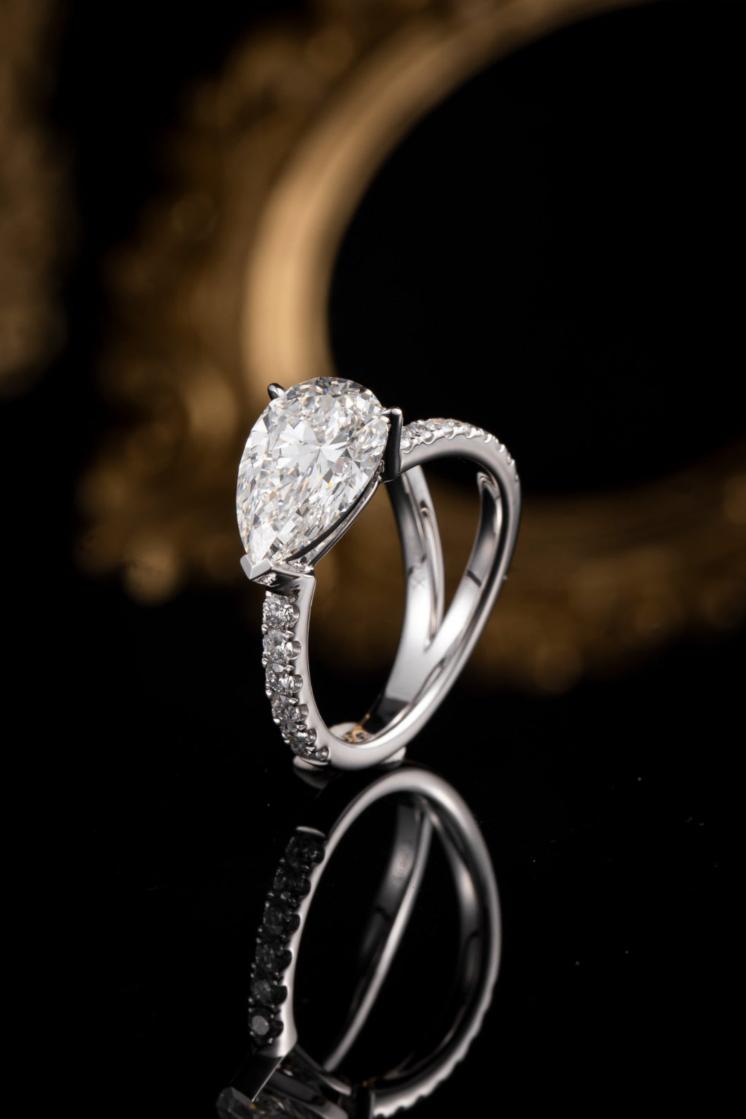Lab Grown Diamond Ring-ZBR0201-3.00CT