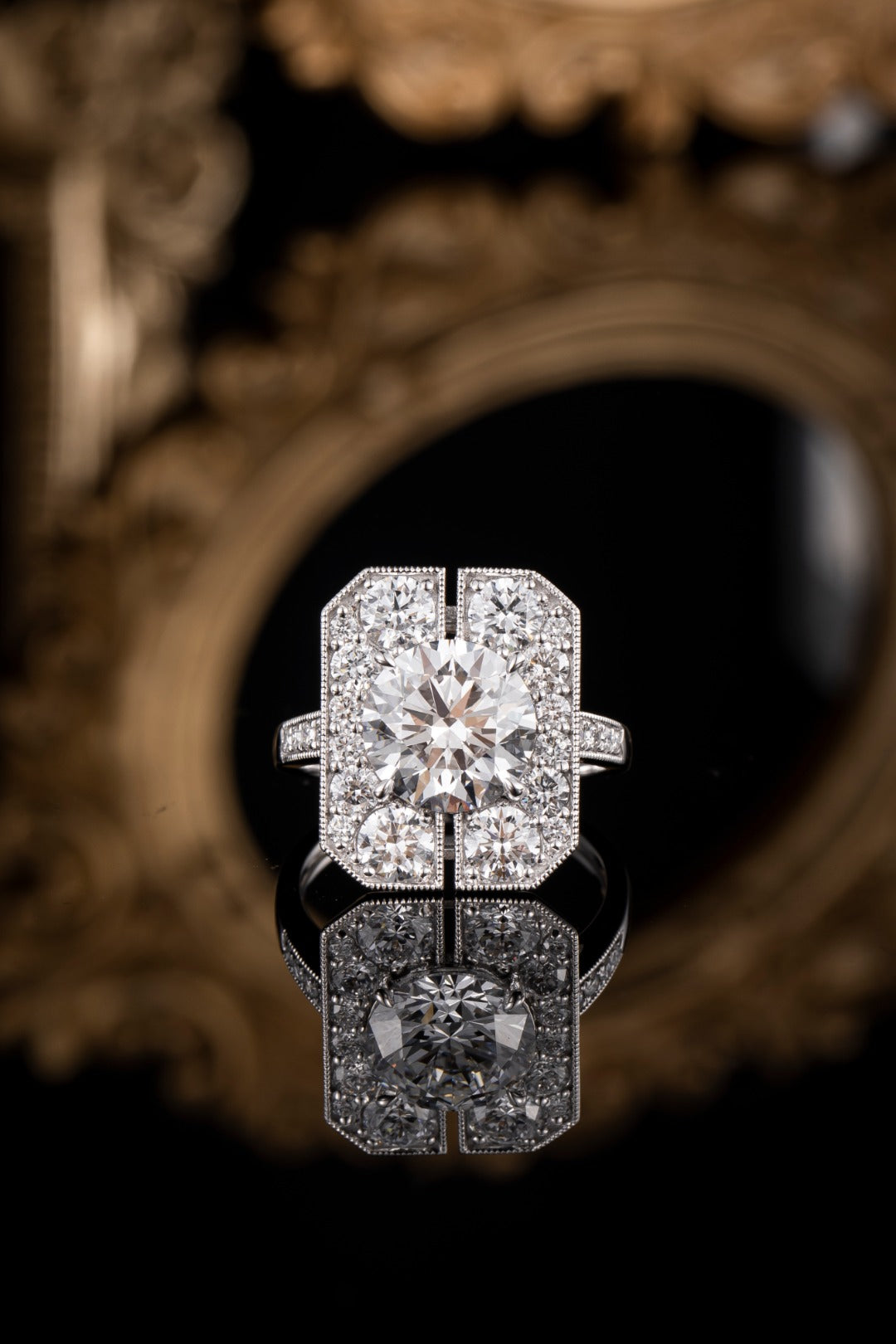 Lab Grown Diamond Ring-ZBR0203-3.00CT