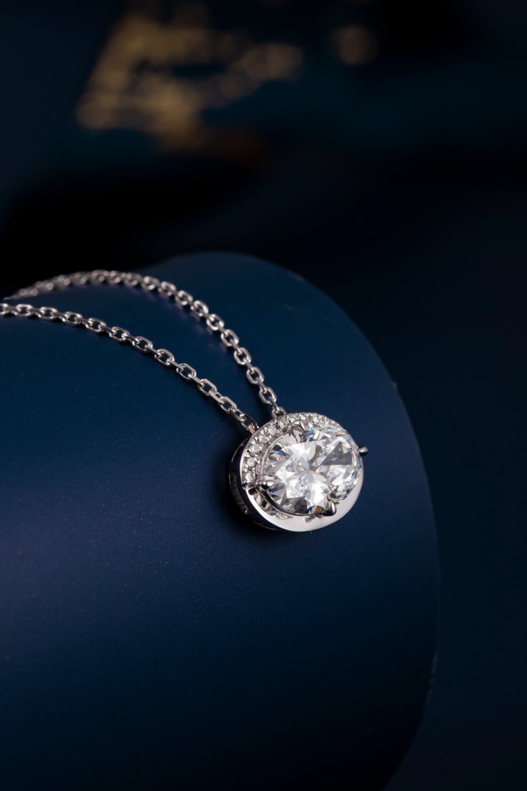 Lab Grown Diamond Necklace-ZBN0068-1