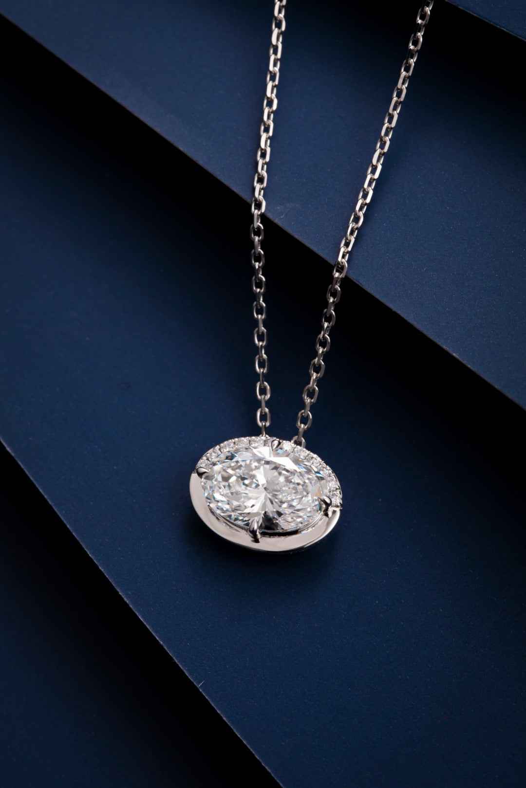 Lab Grown Diamond Necklace-ZBN0068-1