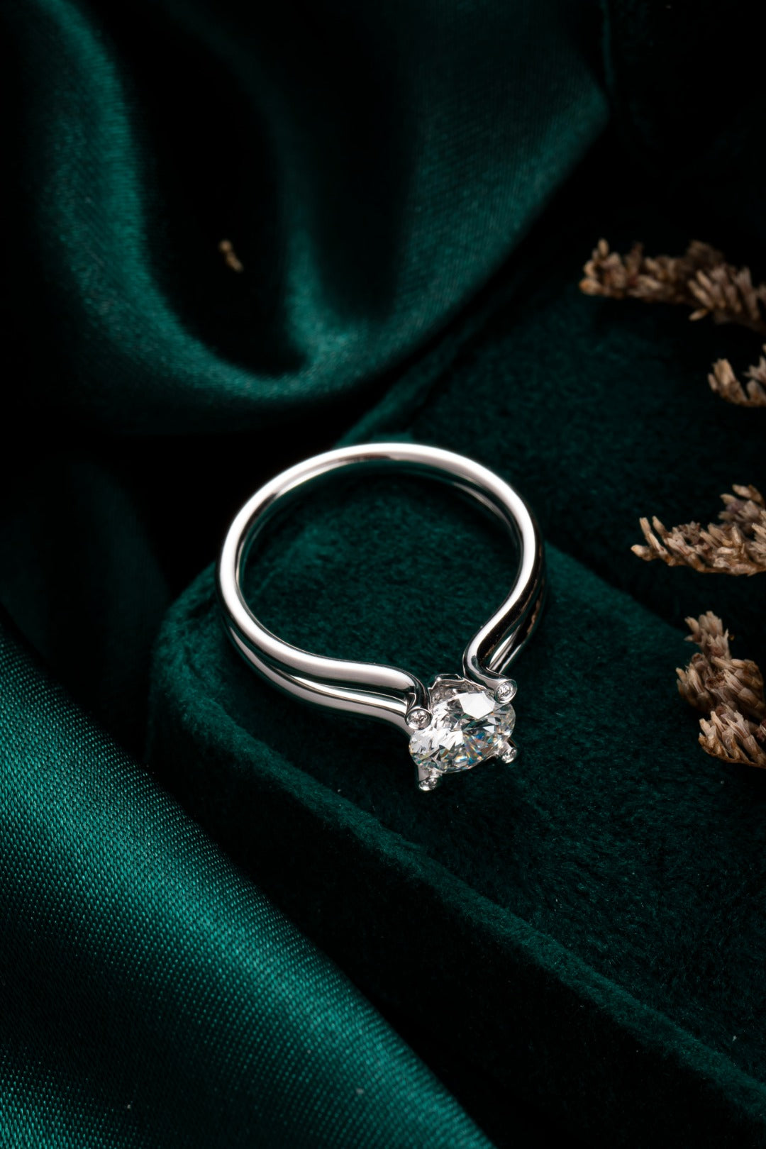 Lab Grown Diamond Ring-ZBR0158-1.00CT