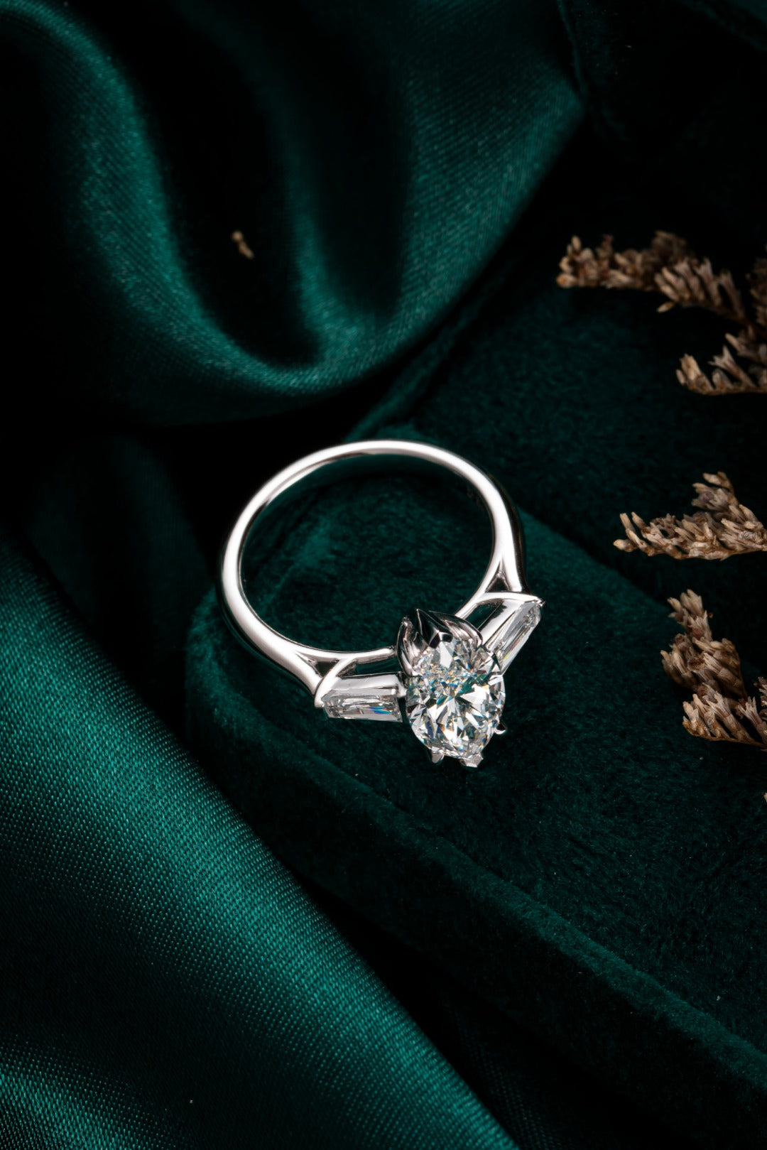 Lab Grown Diamond Ring-ZBR0186-2.00CT