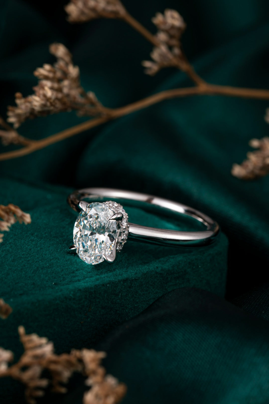 Lab Grown Diamond Ring-ZBR0197-1.00CT