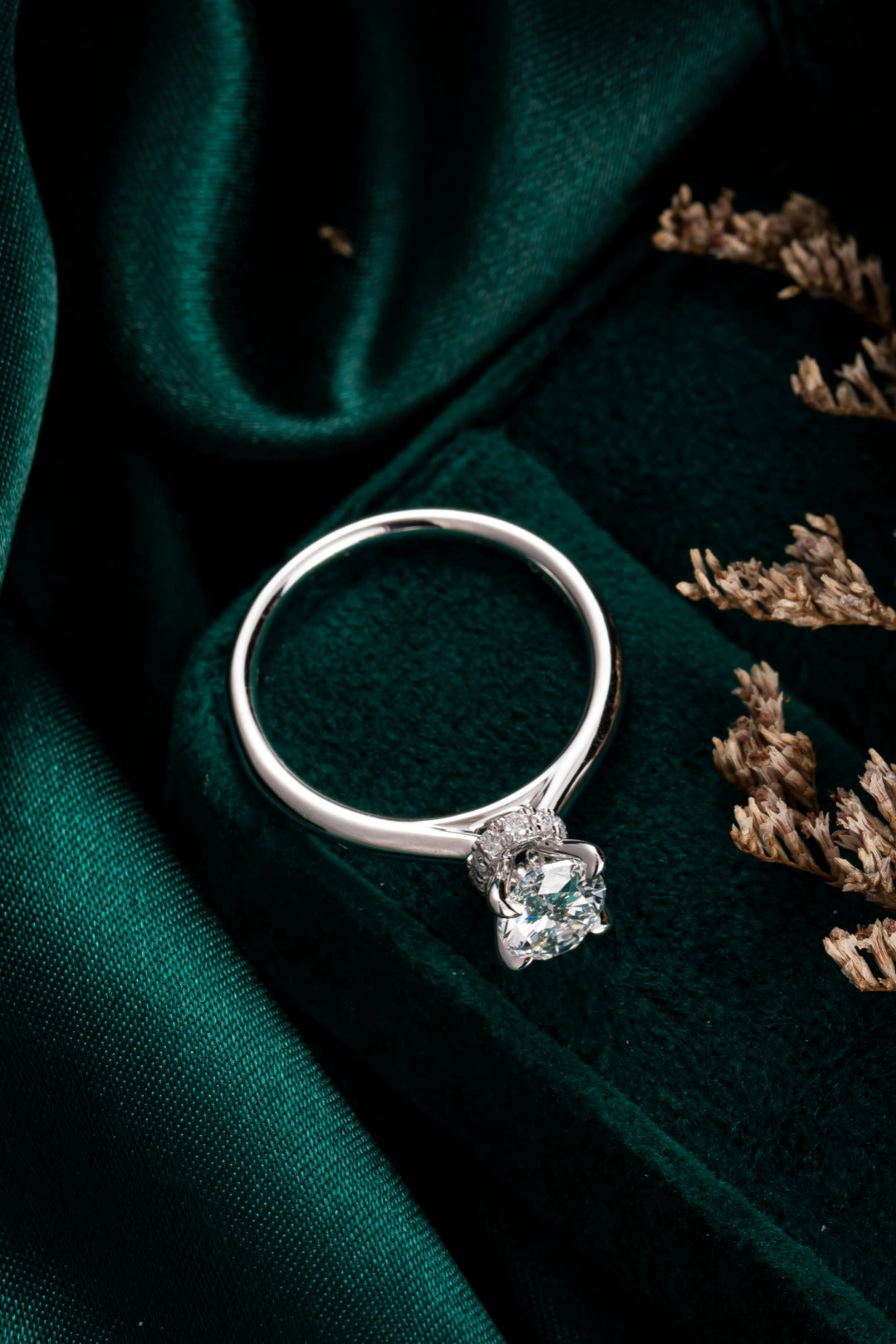 Lab Grown Diamond Ring-ZBR0197-1.00CT