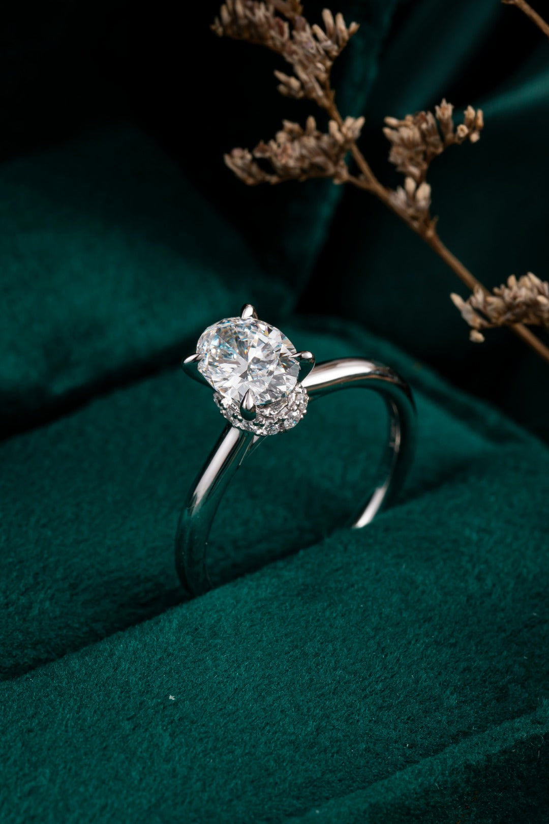 Lab Grown Diamond Ring-ZBR0197-1.00CT