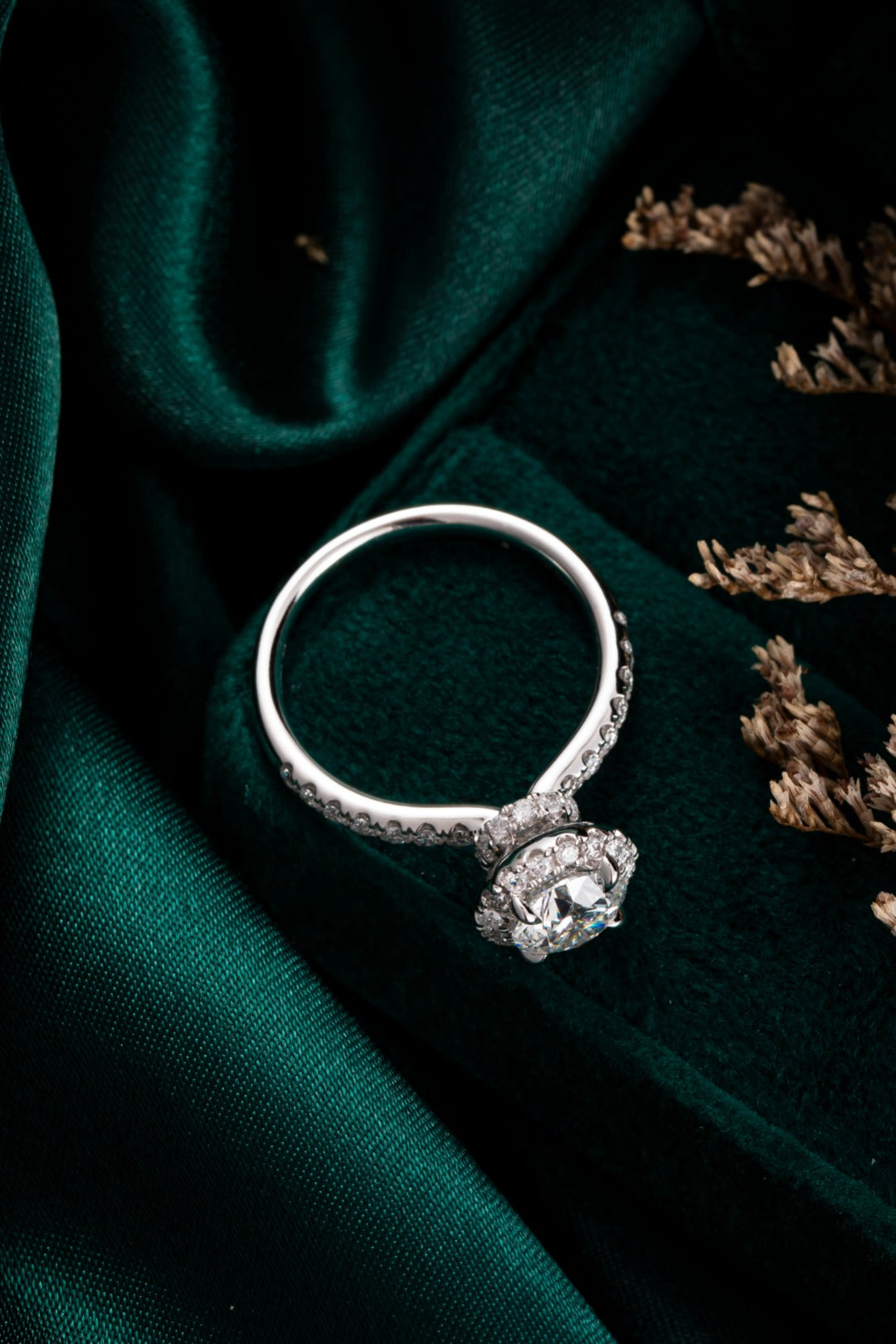 Lab Grown Diamond Ring-ZBR0198-1.00CT