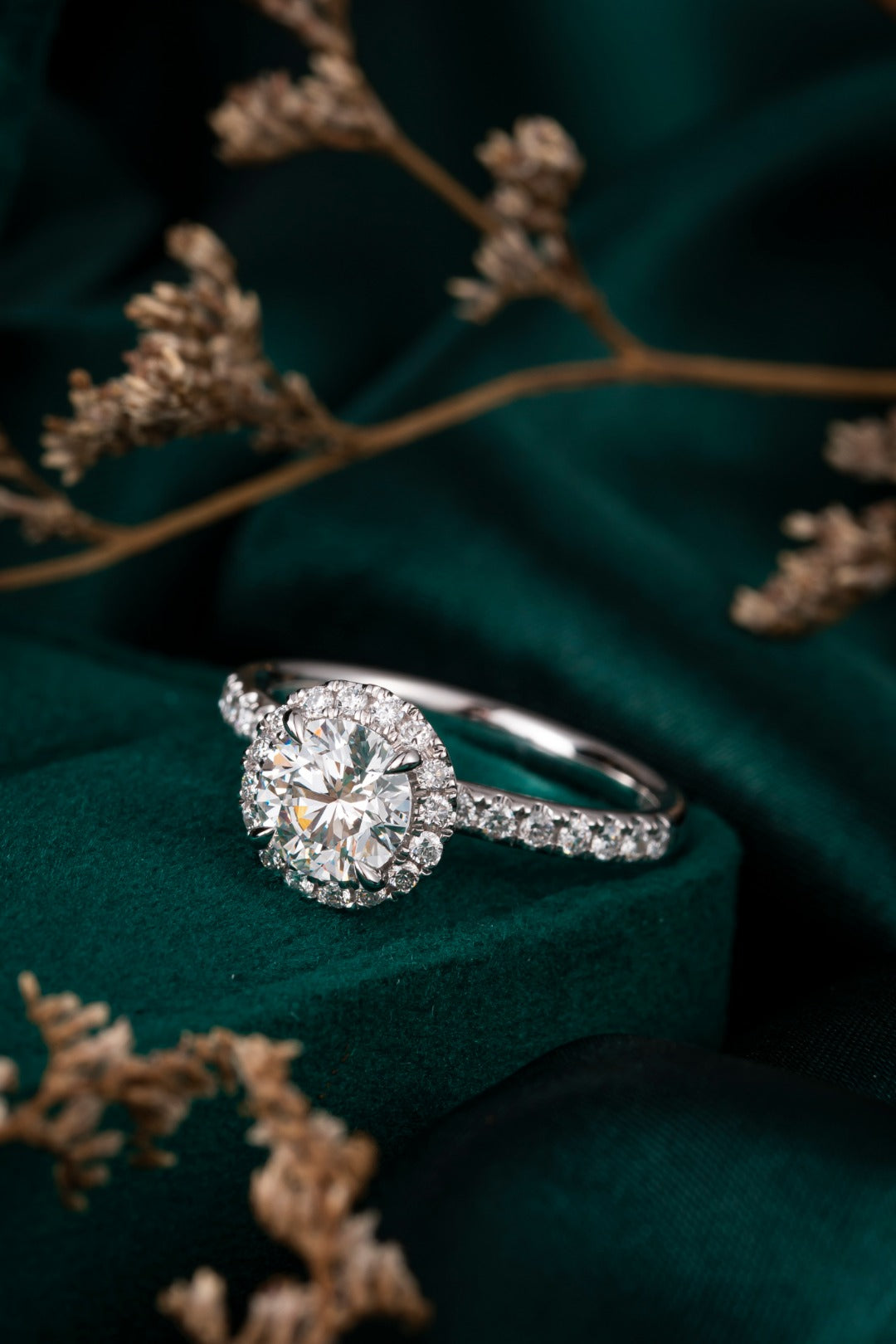 Lab Grown Diamond Ring-ZBR0198-1.00CT