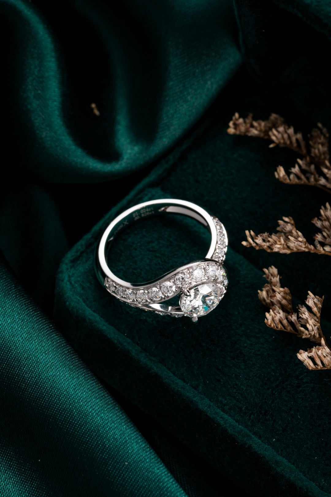Lab Grown Diamond Ring-ZBR0252-1.00CT