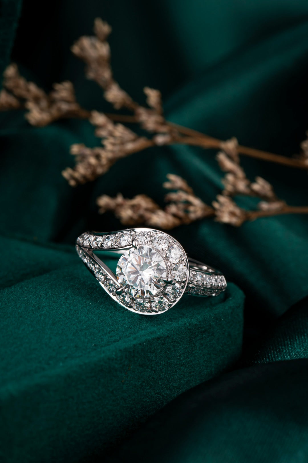 Lab Grown Diamond Ring-ZBR0252-1.00CT