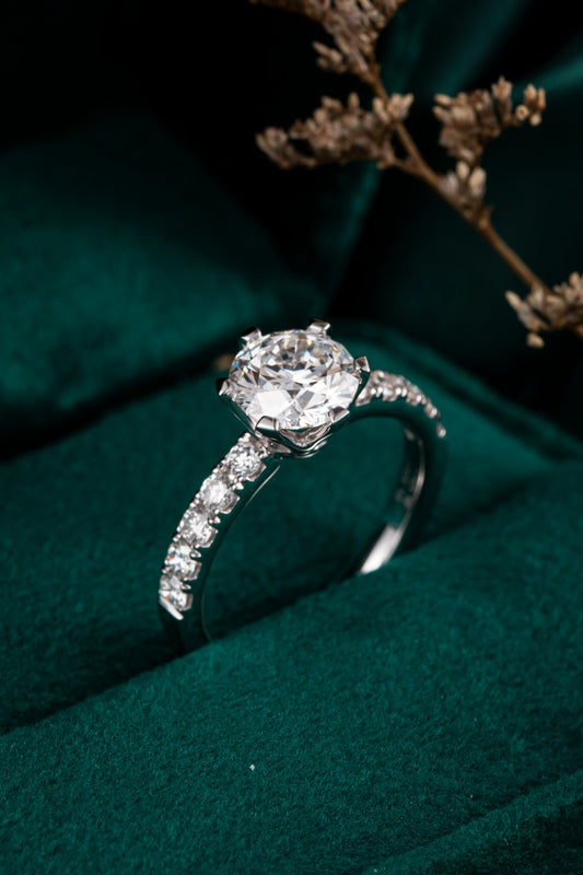 Lab Grown Diamond Ring-ZBR0156-1.50CT
