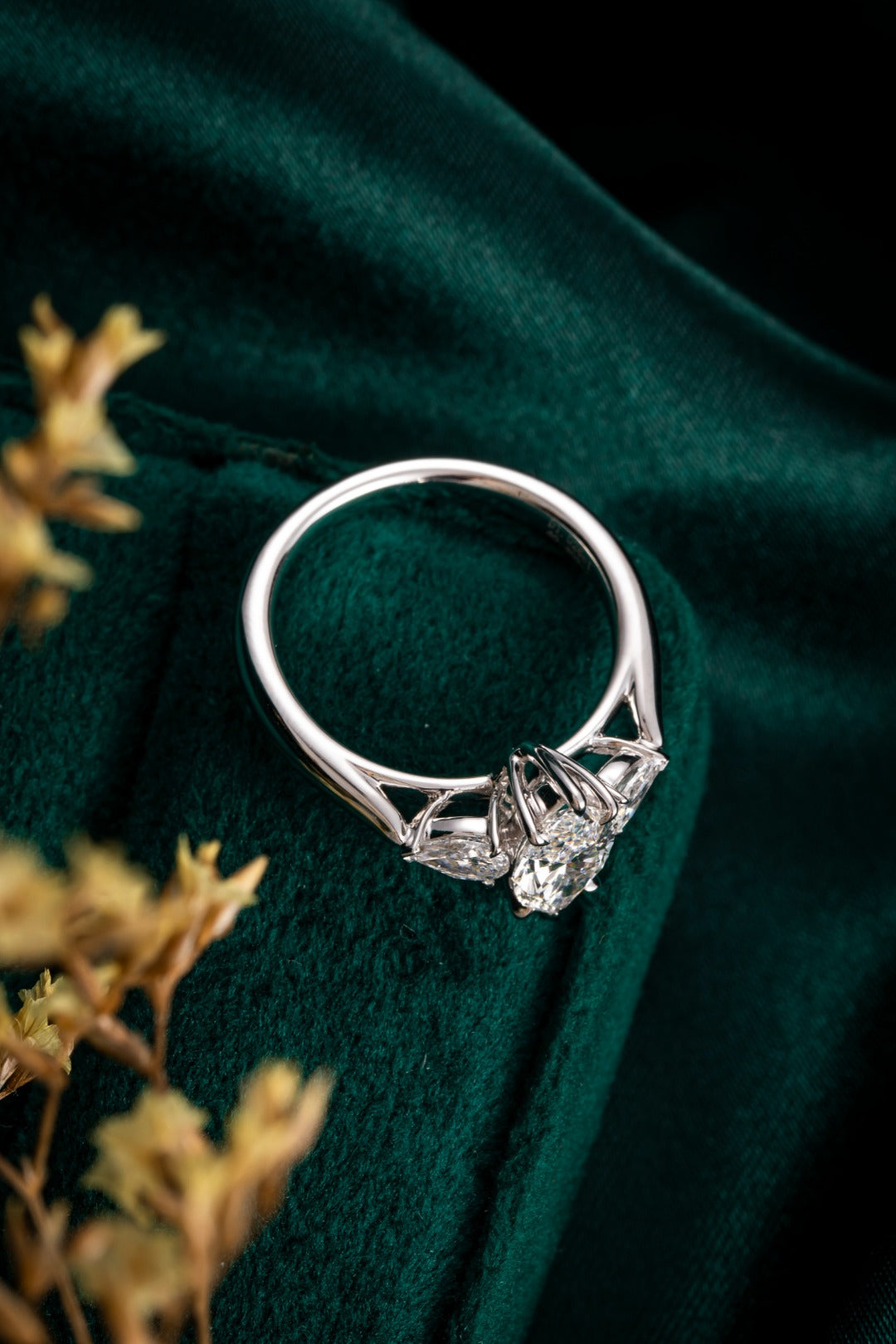 Lab Grown Diamond Ring-ZBR0187-1.00CT