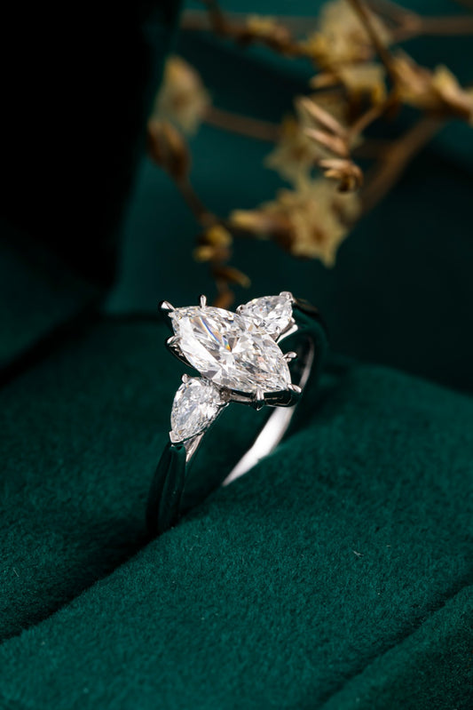 Lab Grown Diamond Ring-ZBR0187-1.00CT