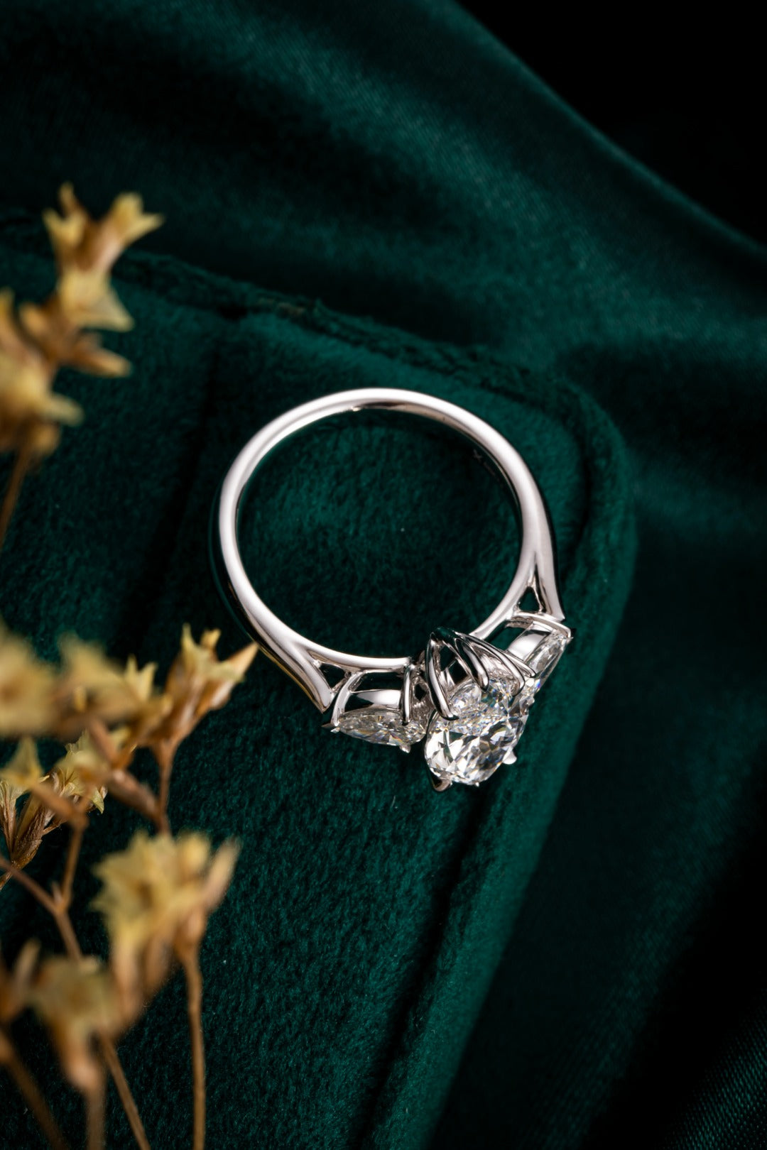 Lab Grown Diamond Ring-ZBR0187-2.00CT
