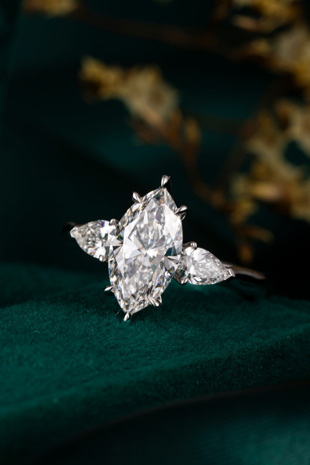 Lab Grown Diamond Ring-ZBR0187-2.00CT