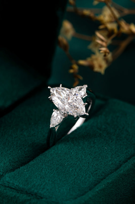 Lab Grown Diamond Ring-ZBR0187-2.00CT
