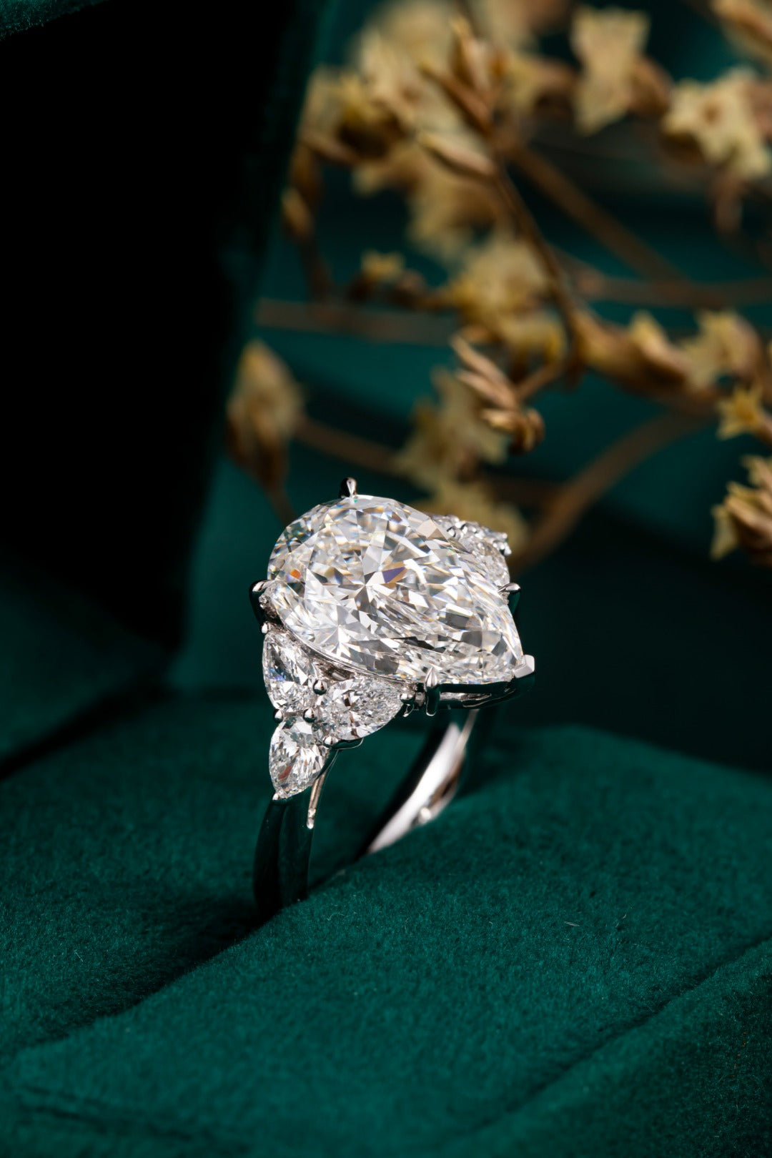 Lab Grown Diamond Ring-ZBR0188-5.00CT