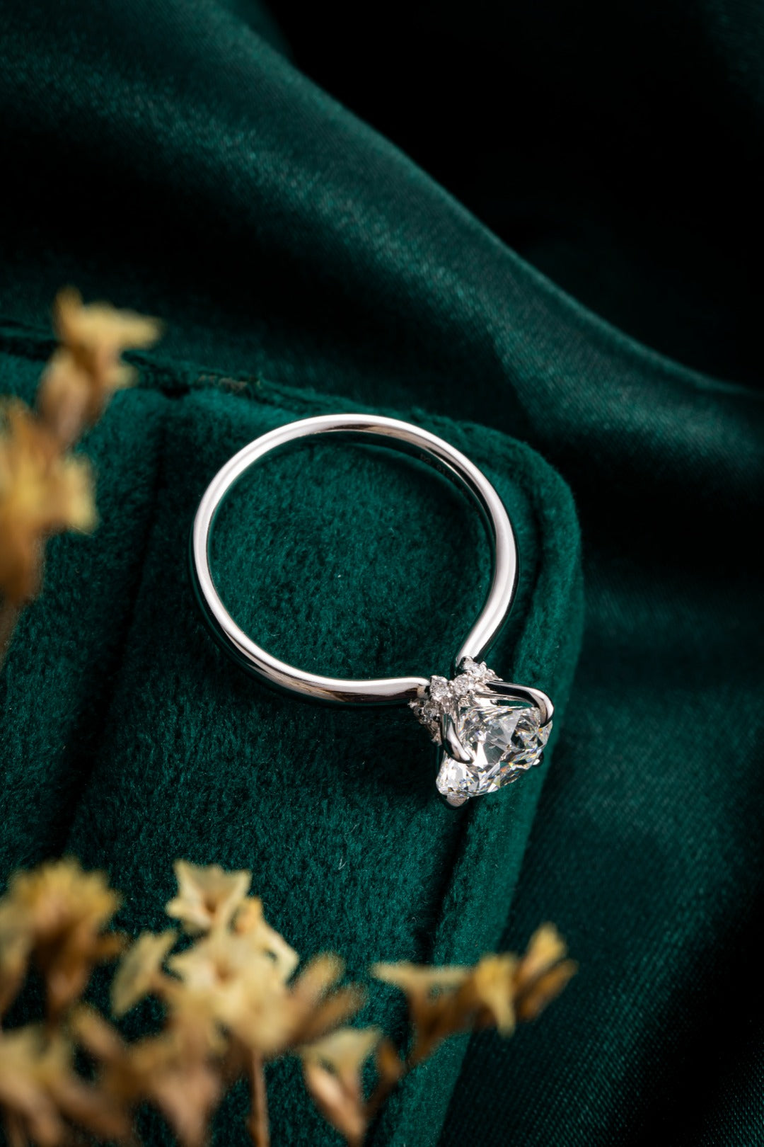 Lab Grown Diamond Ring-ZBR0192-2.00CT