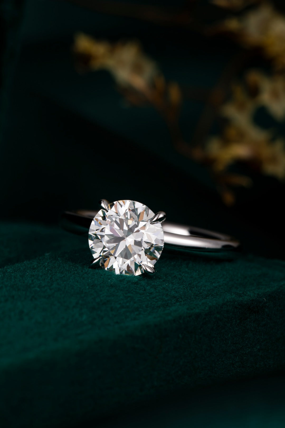 Lab Grown Diamond Ring-ZBR0192-2.00CT