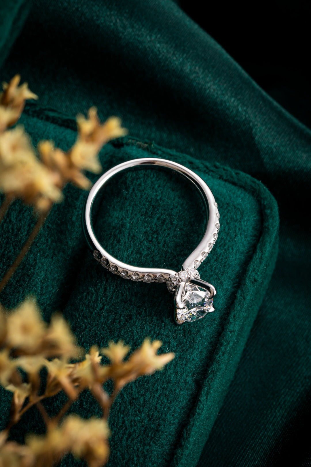 Lab Grown Diamond Ring-ZBR0195-1.00CT