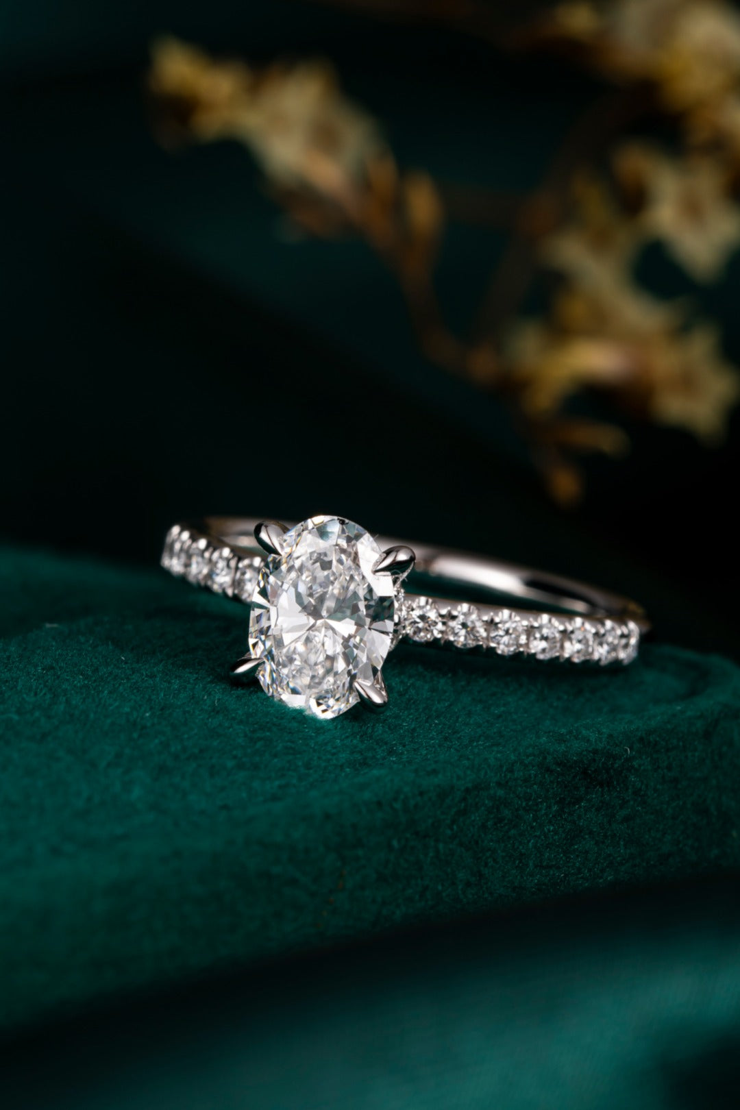 Lab Grown Diamond Ring-ZBR0195-1.00CT